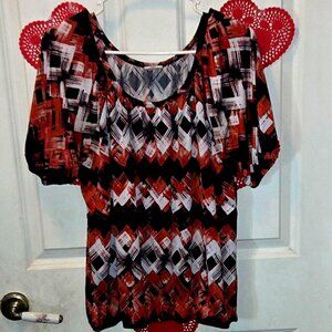 Soft patterned blouse